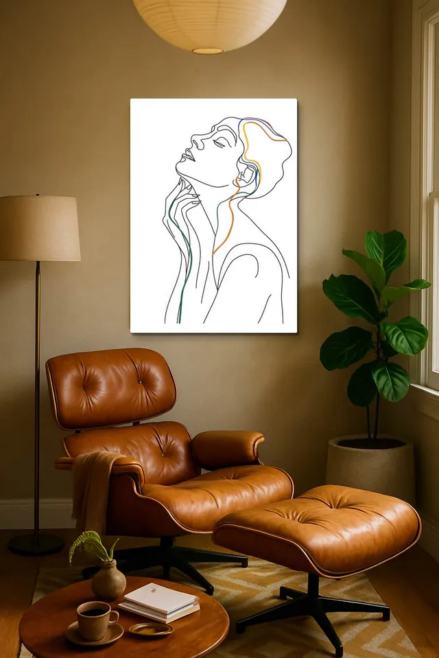 Living Room Calisma Midcentury Eames Corner