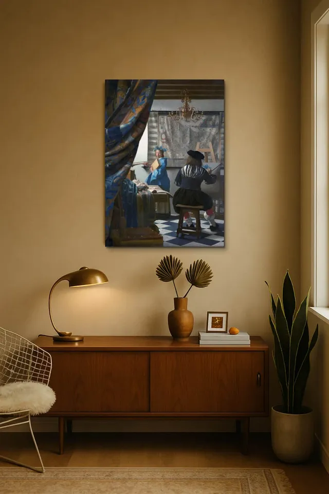 Living Room Midcentury Walnut Credenza