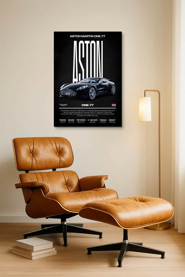 Living Room Okuma Caramel Eames Lounge
