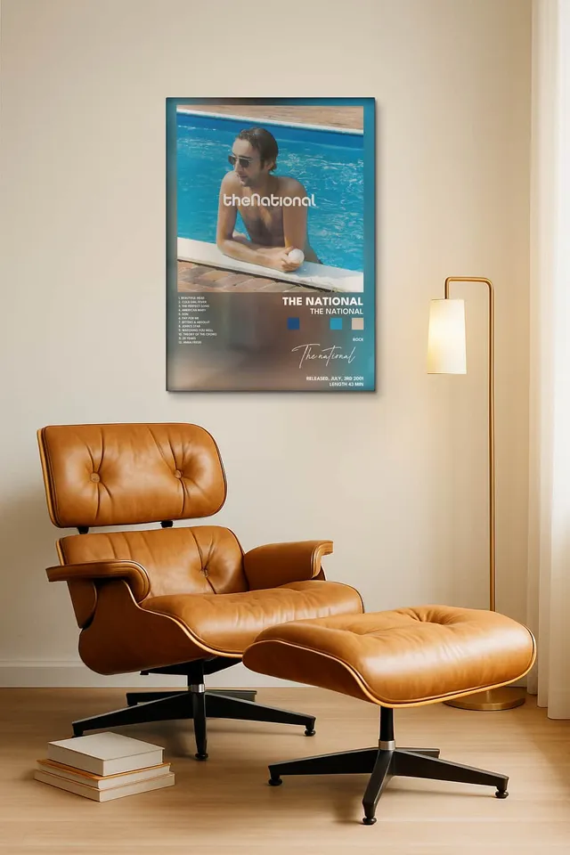 Living Room Okuma Caramel Eames Lounge