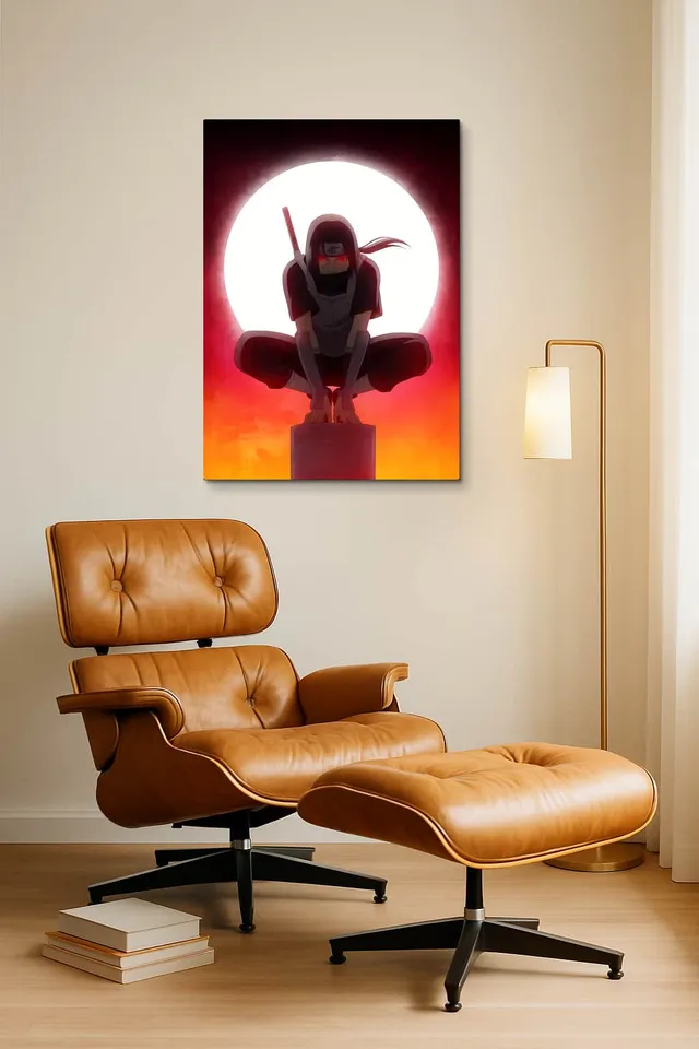 Living Room Okuma Caramel Eames Lounge