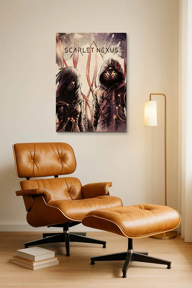 Living Room Okuma Caramel Eames Lounge