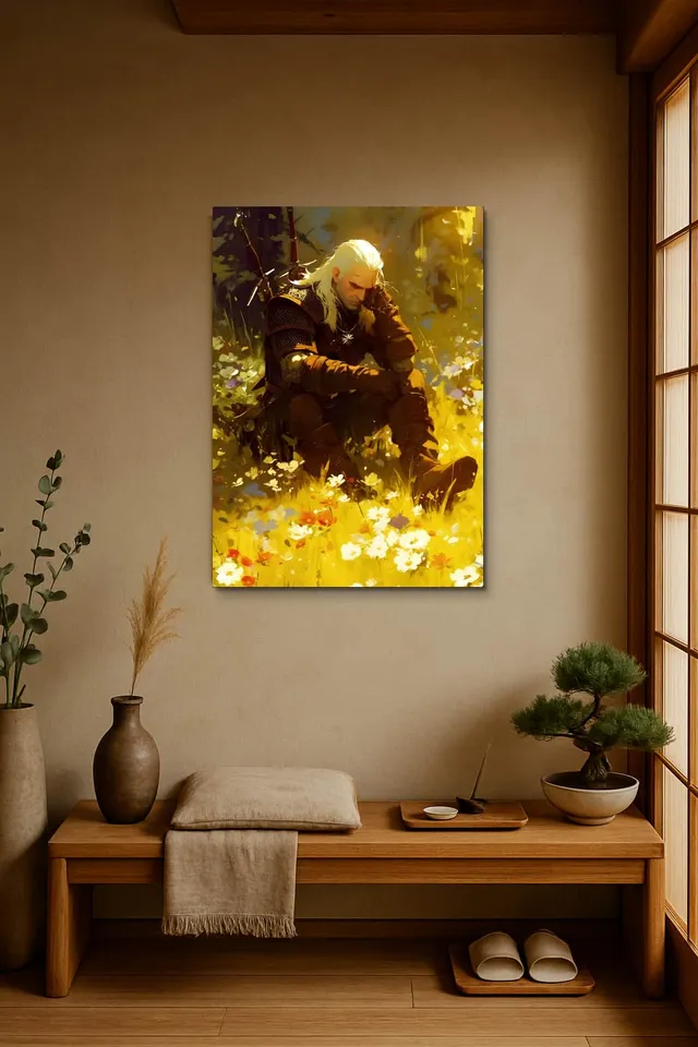 Living Room Japandi Shoji Screen