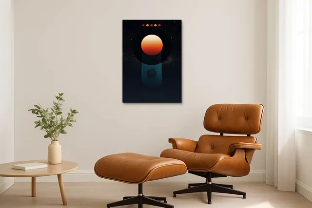 Living Modern Caramel Eames Solo Ls