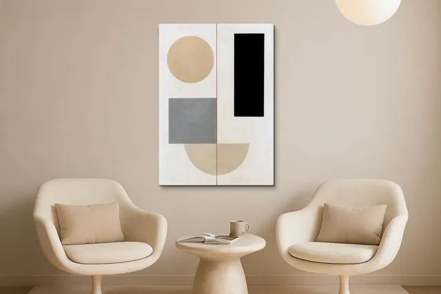 Living Modern Twin Tulip Chairs Ls