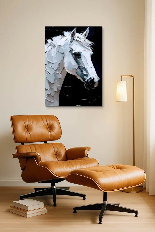Living Room Okuma Caramel Eames Lounge