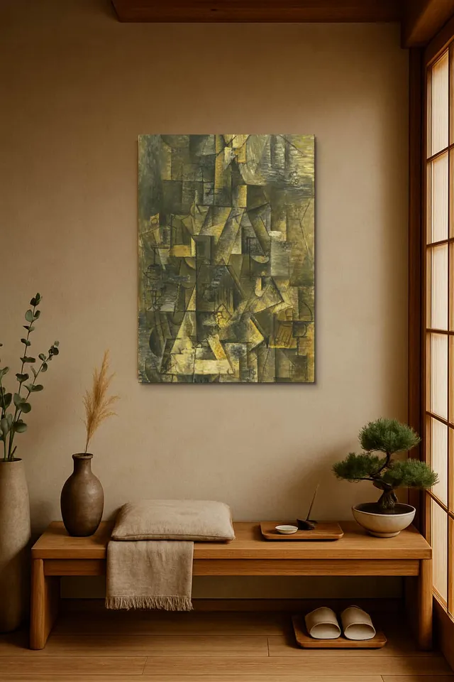 Living Room Japandi Shoji Screen