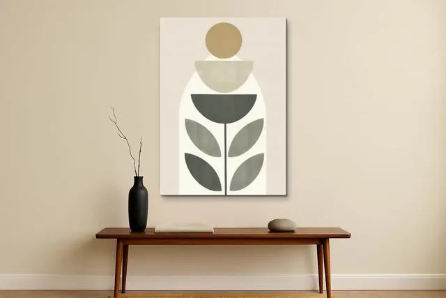 Living Modern Slim Walnut Console Only Ls