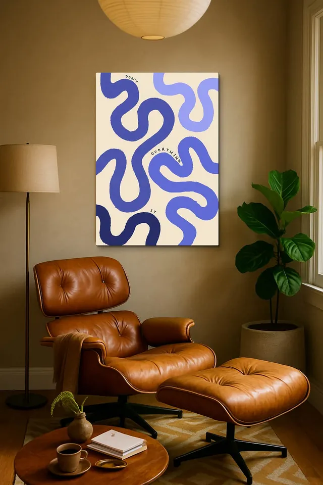 Living Room Calisma Midcentury Eames Corner