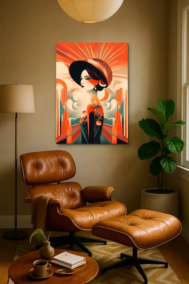 Living Room Calisma Midcentury Eames Corner