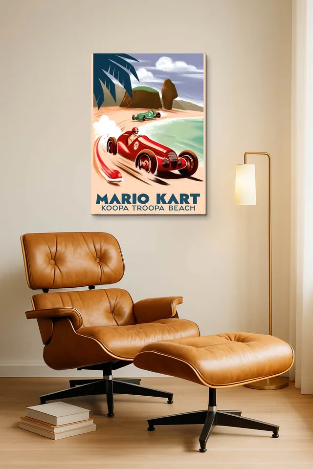 Living Room Okuma Caramel Eames Lounge