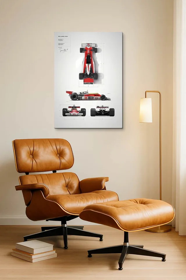 Living Room Okuma Caramel Eames Lounge