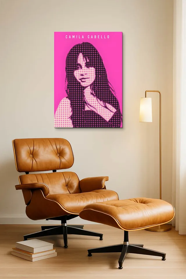 Living Room Okuma Caramel Eames Lounge