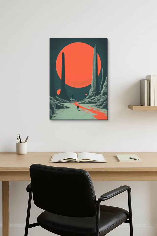Calisma Modernist Oak Desk