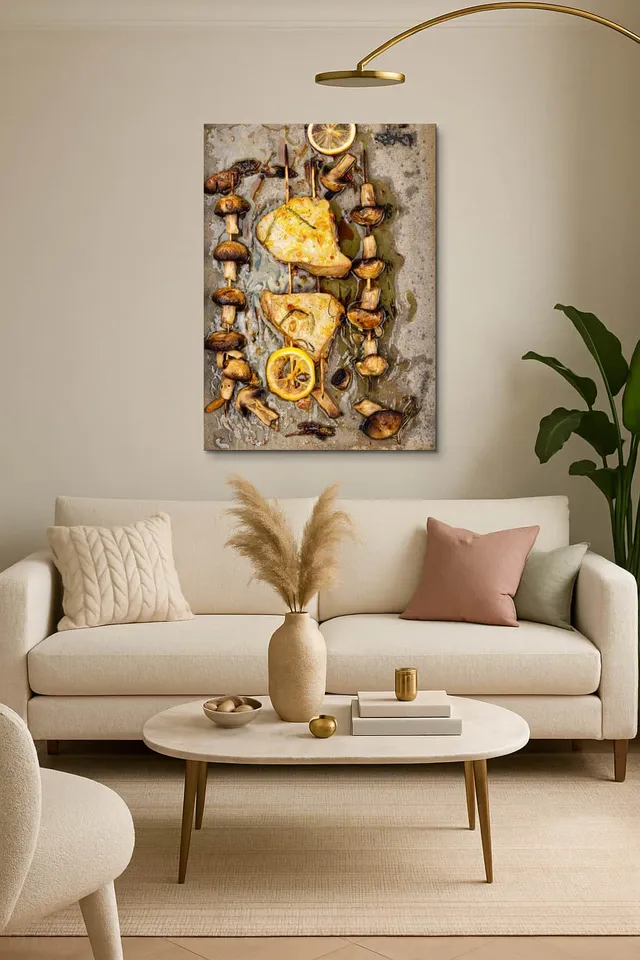 Living Room Salon Decor Italian Marble Sehpa