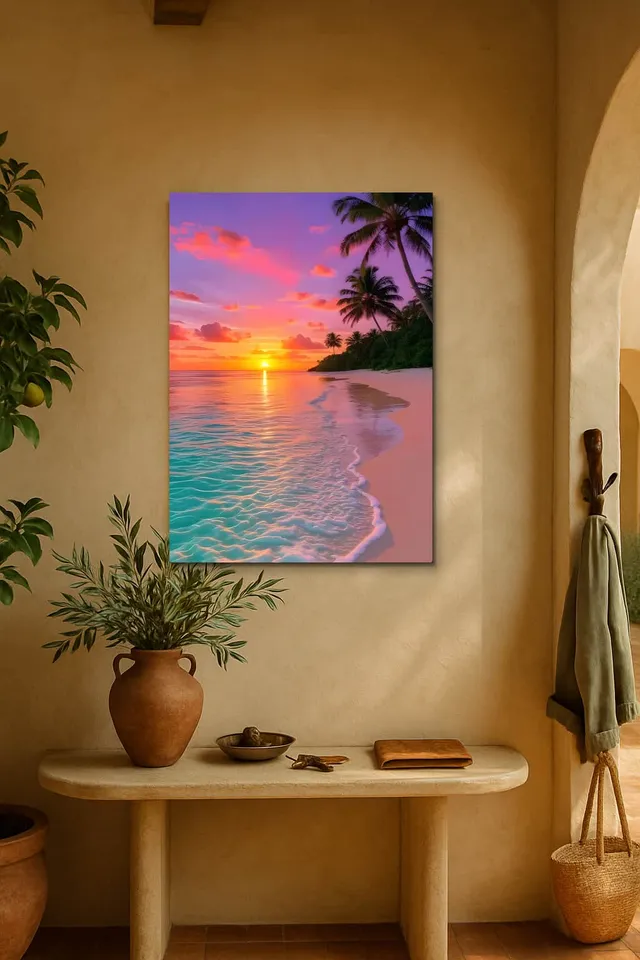 Living Room Entrance Mediterranean Arch