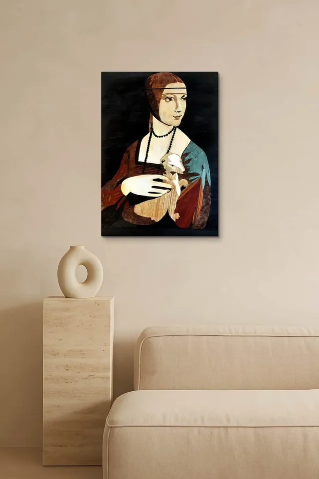 Living Room Salon Empty Travertine Curator