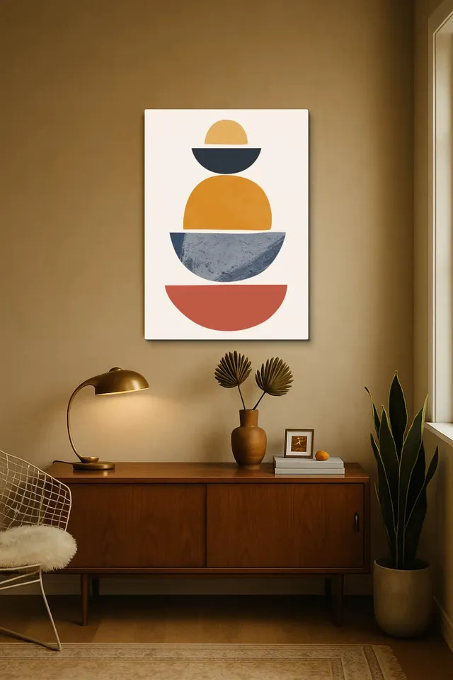 Living Room Midcentury Walnut Credenza