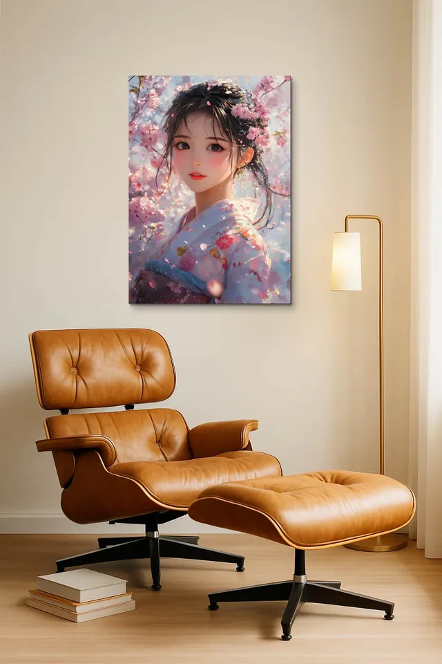 Living Room Okuma Caramel Eames Lounge