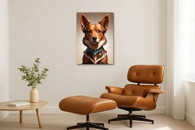 Living Modern Caramel Eames Solo Ls