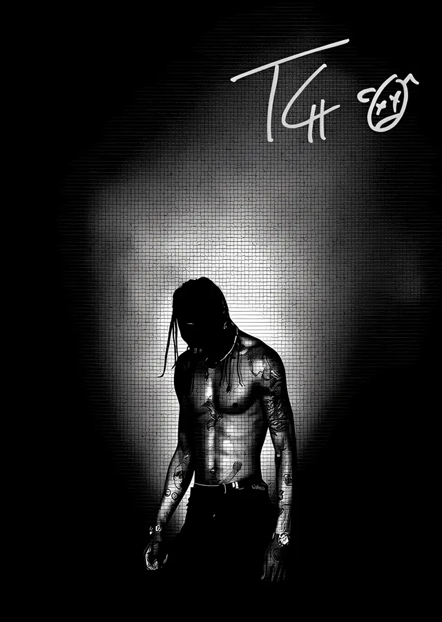 Travis Scott: Duman metal tablo