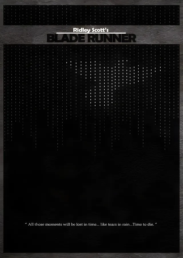 Blade Runner metal tablo
