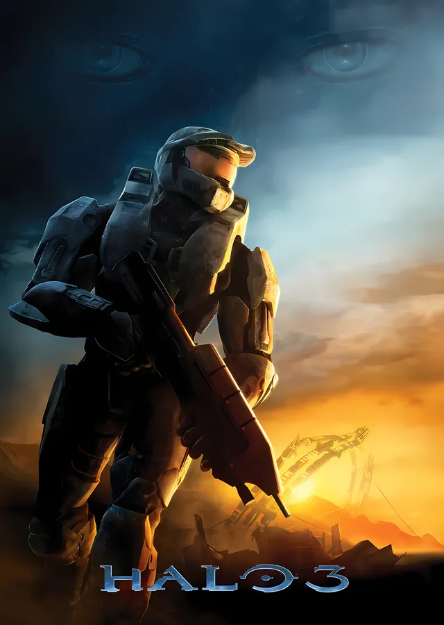 Halo 3 metal tablo