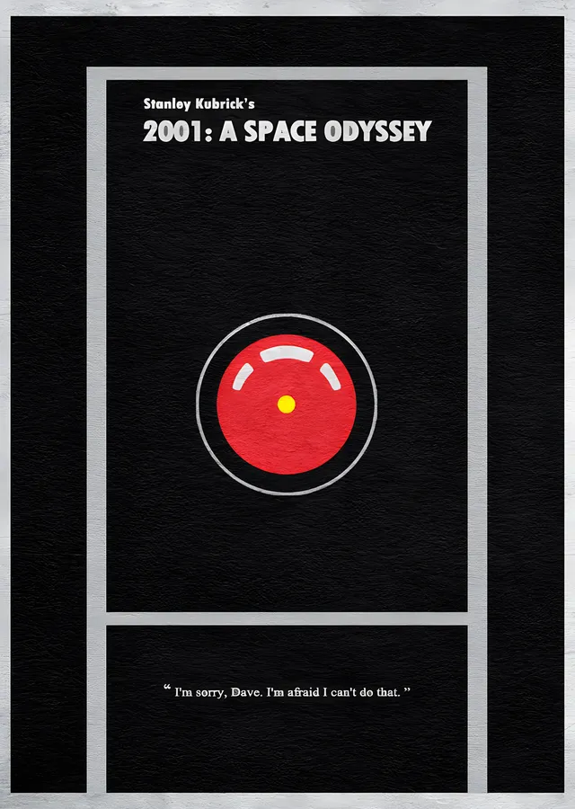 2001: A Space Odyssey metal tablo