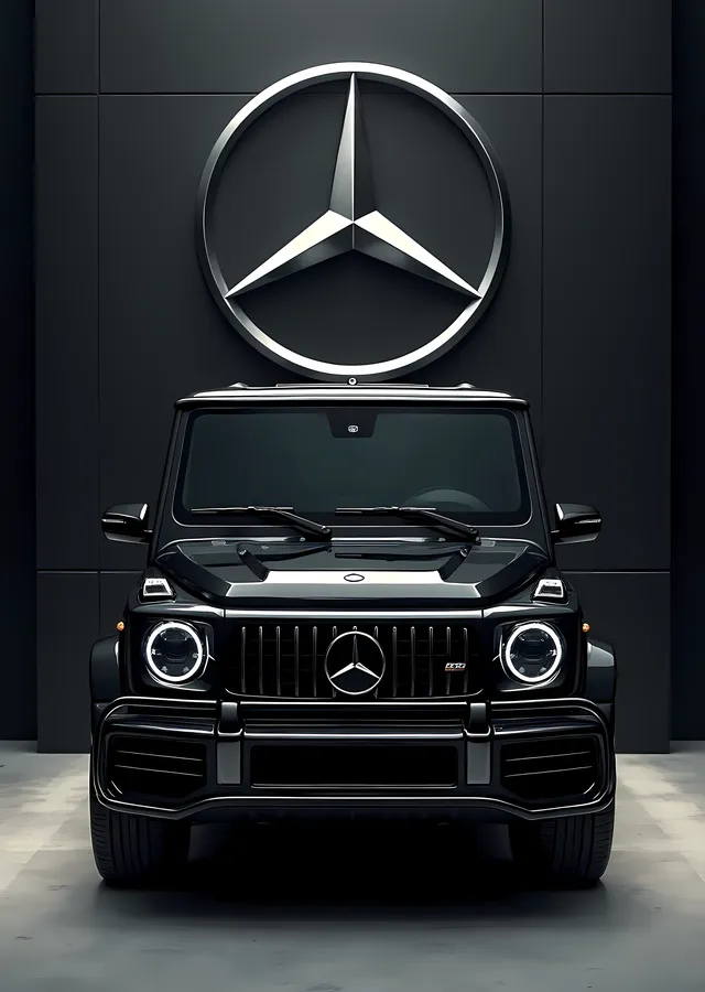 Mercedes-AMG G-Class: Siyah Model metal tablo