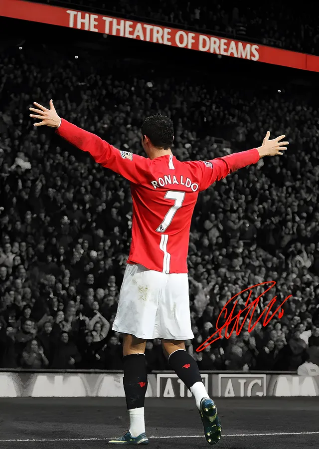 Theatre of Dreams: Ronaldo metal tablo
