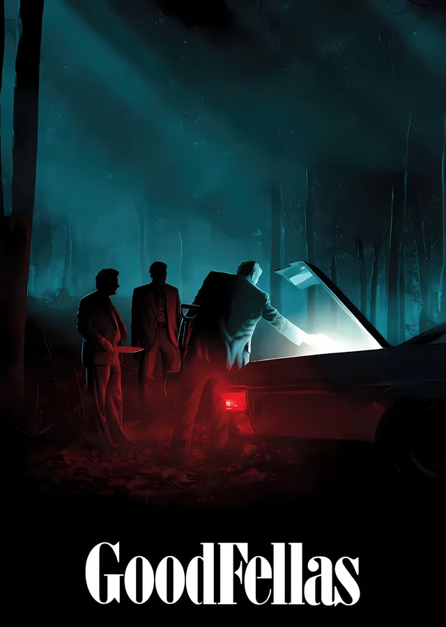 GoodFellas: Gece Sahnesi metal tablo
