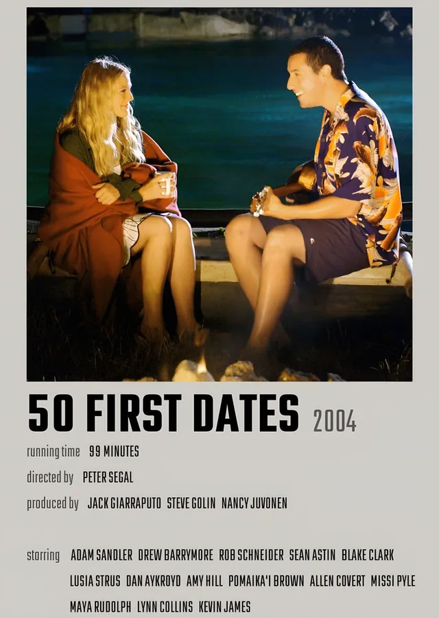 50 First Dates - 2004 metal tablo