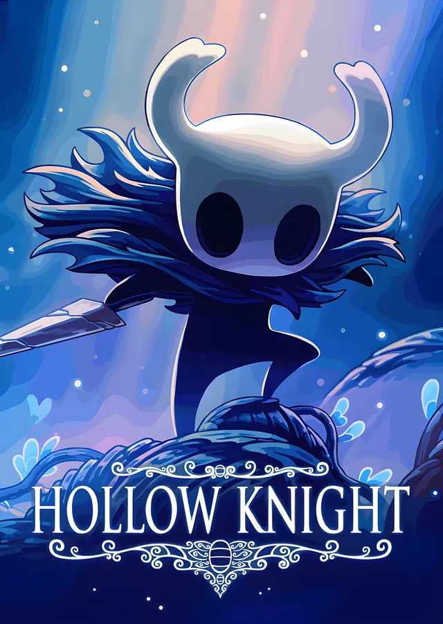 Hollow Knight: Mavi Dalga metal tablo