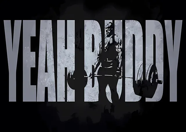 Yeah Buddy metal tablo