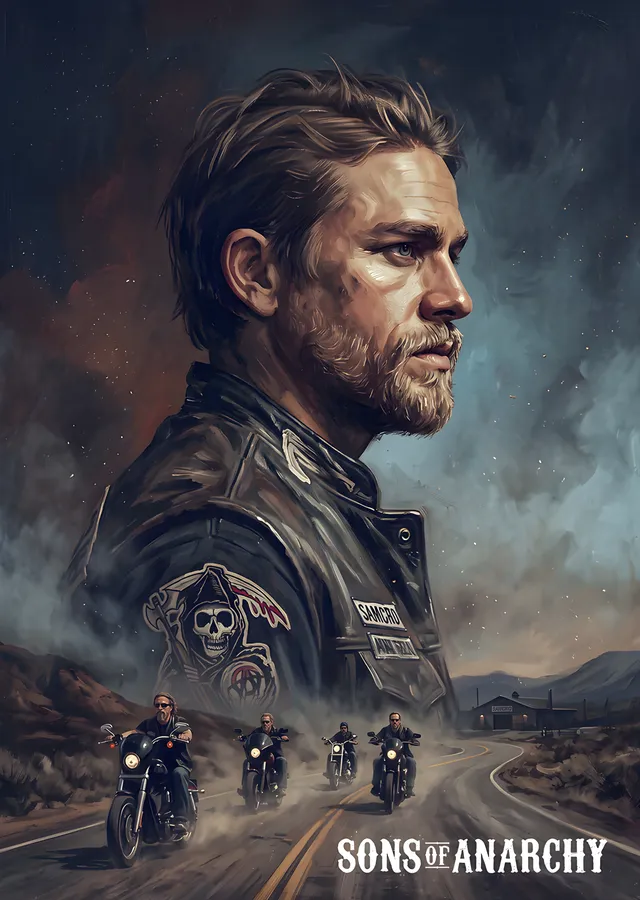 Sons of Anarchy: Yol metal tablo