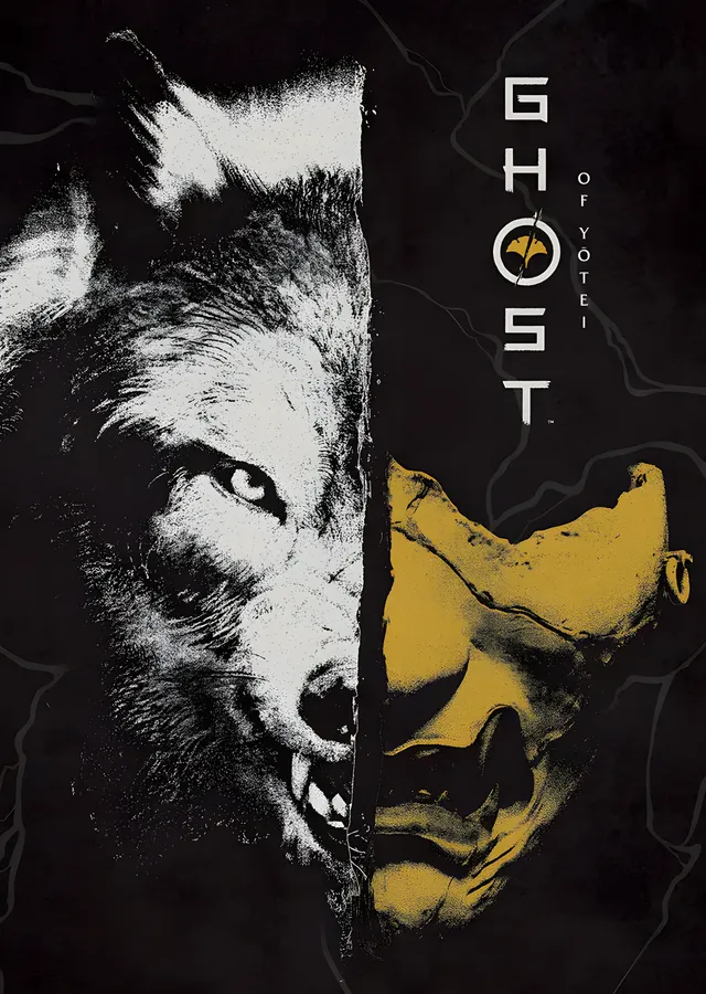 Ghost of Yotei: Kurt Portresi metal tablo