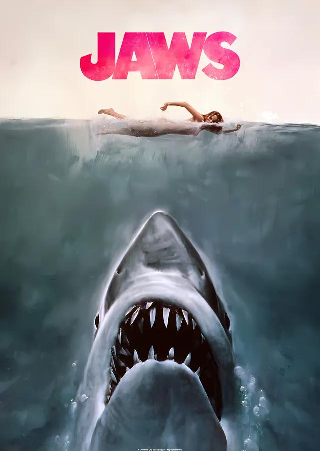 Jaws metal tablo