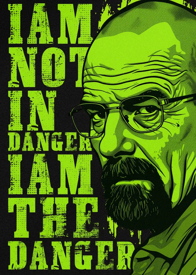 Breaking Bad: I Am the Danger metal tablo