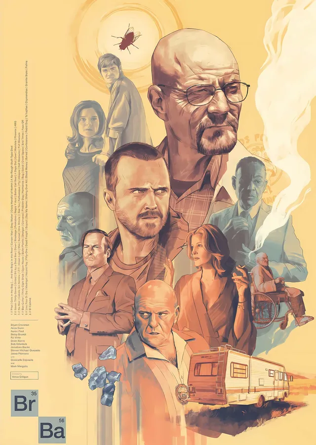 Breaking Bad: Karakterler metal tablo