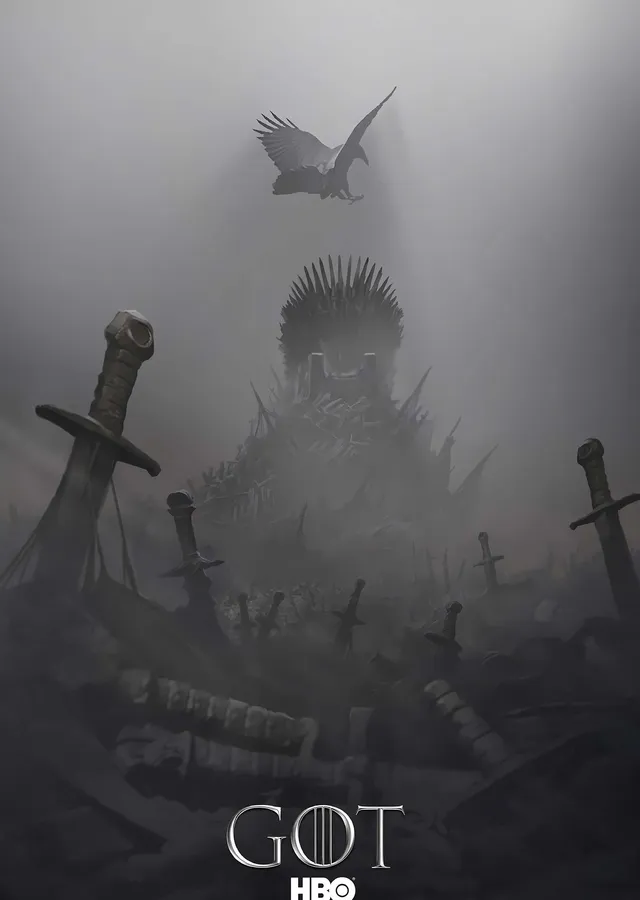 Game of Thrones: Sisler İçinde Taht metal tablo