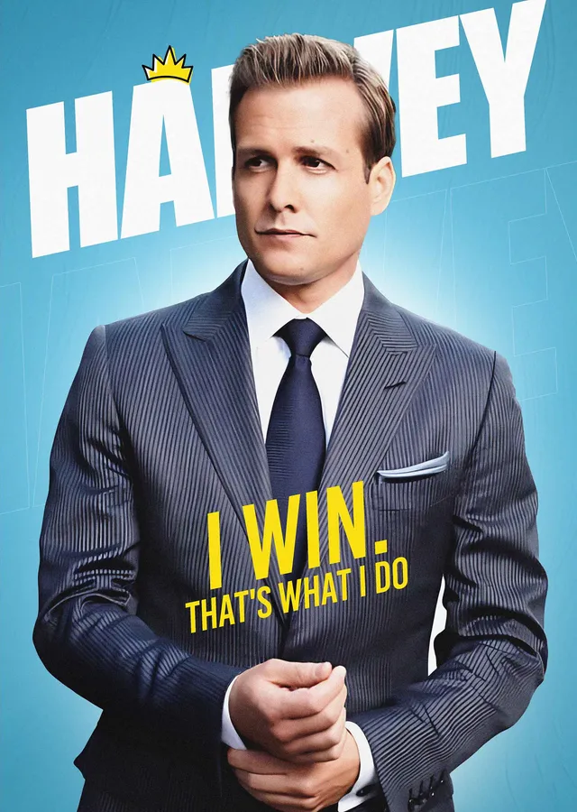 Suits: I Win. That's What I Do metal tablo
