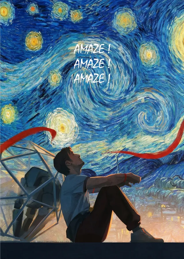Project Hail Mary: Amaze! Amaze! Amaze! metal tablo