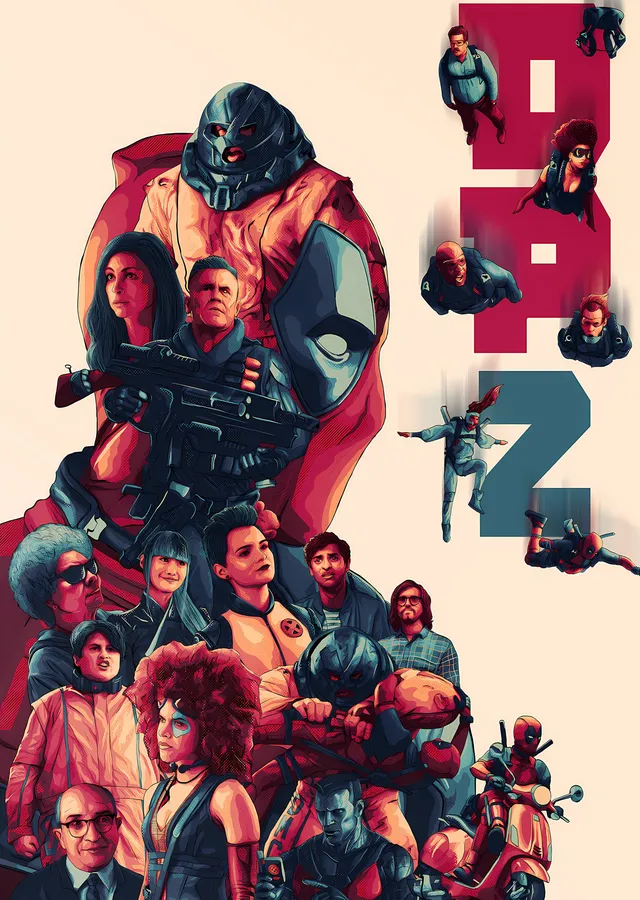 Deadpool 2 metal tablo