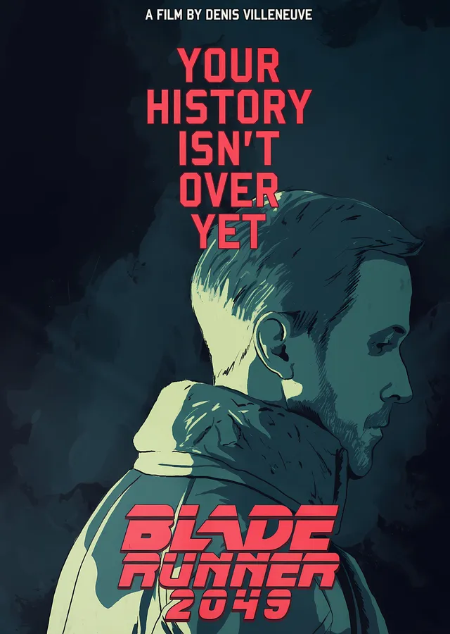 Blade Runner 2049: Your History Isn't Over Yet metal tablo