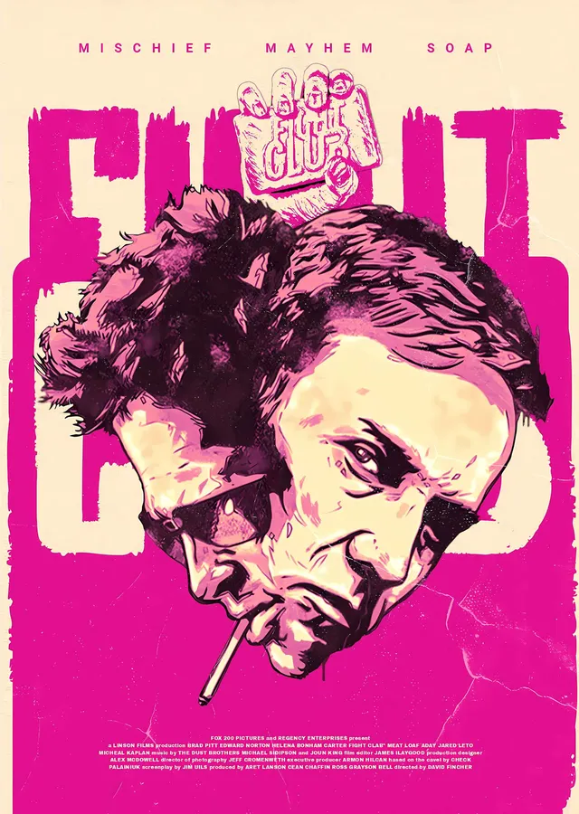 Fight Club: Mischief, Mayhem, Soap metal tablo