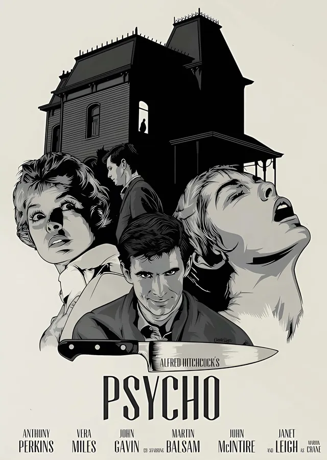 Psycho metal tablo