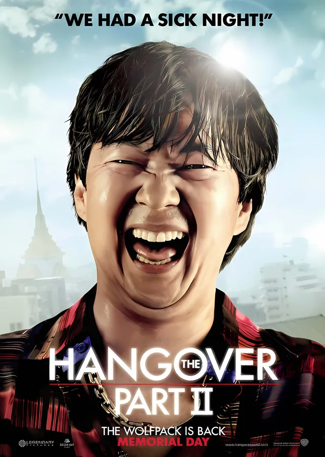 The Hangover Part II: Mr. Chow metal tablo