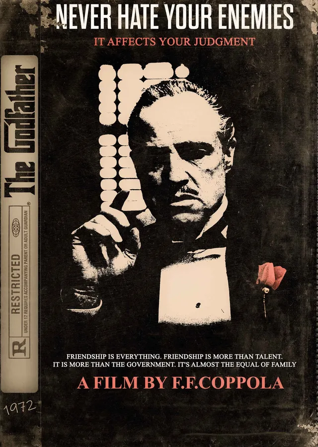 The Godfather: Never Hate Your Enemies metal tablo