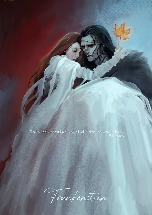 Frankenstein: The Lifespan of Love metal tablo