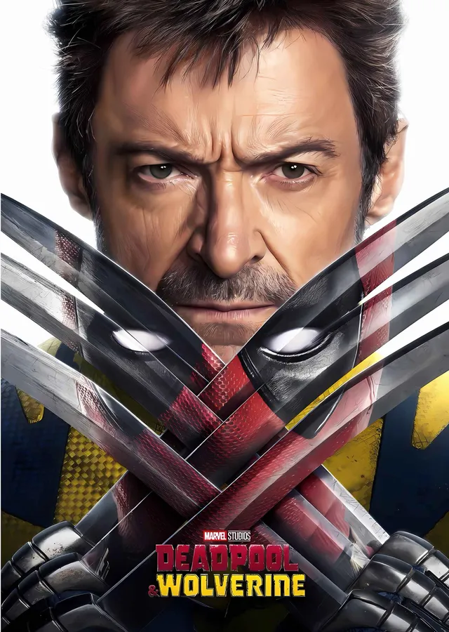 Deadpool & Wolverine: Logan metal tablo